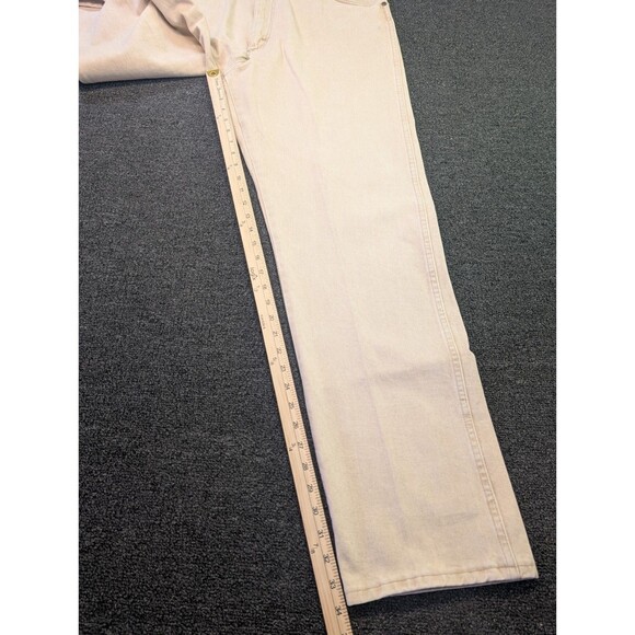 Vintage Wrangler Jeans Mens 38x34 Beige 31MWZ Denim Cowboy Cut Relaxed USA - Picture 7 of 8